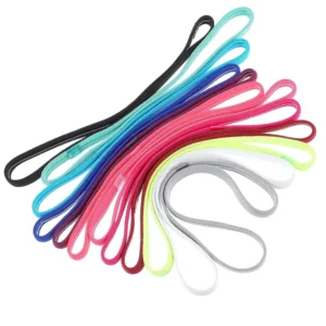 10/20Pcs Candy Color Women Men Yoga Hair Bands Sports Headband Girls Sport Anti-slip Elastic Rubber Sweatband Football Running
